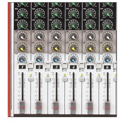 Interface audio USB stéréo Lane GM-801XP Factory Oem 16dsp Effect, mixeur DJ 8 canaux, musique, Eco