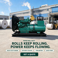 Générateur diesel 30KW 120/240 60HZ, groupe électrogène de secours avec performances de qualité industrielle et AVR pour supermarché