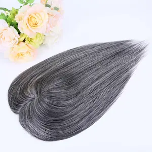 Wholesale Silk Base 100% Unprocessed European Virgin Remy Human Hair Toupee Silk Top Wefted Back Hair Topper