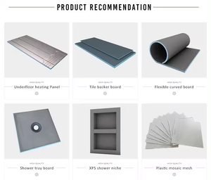 4/6/10/12/20/30/50mm Panneau XPS de revêtement de ciment Type de surface Panneau d'appui pour carrelage Sandwich Lisse Bleu <span class=keywords><strong>Isolation</strong></span> murale moderne - Product Image 3