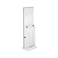 Borne publicitaire tactile 43 pouces avec WiFi 4G, armoire de location publique, 48 compartiments, support au sol, distributeur de batteries externes partagées 15W