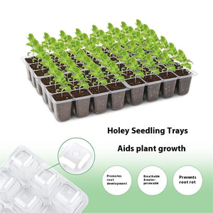 Bandeja de Germinación Multiceldas Reutilizable de Plástico para Cultivo de Semillas de Hierbas y Flores en Jardín y Invernadero - Product Image 6