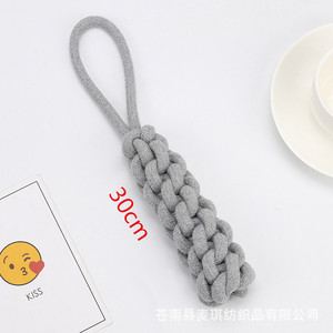 Pelota de cuerda para mascotas de 5 cm, juguete masticable de algodón trenzado duradero para cachorros de tamaño pequeño - Product Image 2