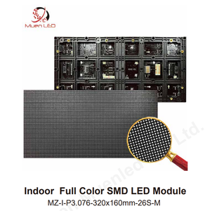 โมดูล LED ในอาคาร P3.076 ขนาด 320x160 มม. RGB จอแสดงผลโฆษณา LED ไร้รอยต่อ ป้ายดิจิทัลและจอแสดงผล - Product Image 2