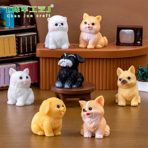 Caja Sorpresa con Figura de Perrito Blanco, Adorno de Jardín, Accesorio Decorativo para Coche o Escritorio - Product Image 2