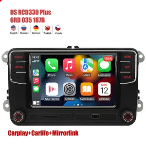 DS RCD330 artı Carplay araba MIB radyo 1GB RAM ana ünite Bluetooth VW Golf 5 için 6 Jetta CC MK6 MK5 Tiguan Passat B6 B7 6RD035187B