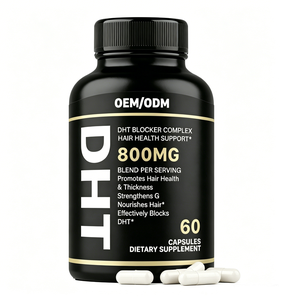 Capsules de suppléments de biotine et de palmier nain OEM/ODM pour la croissance saine des cheveux, vitamines, bloqueur de DHT, suppléments à base de plantes, végétaliens, pour des cheveux forts - Product Image 1