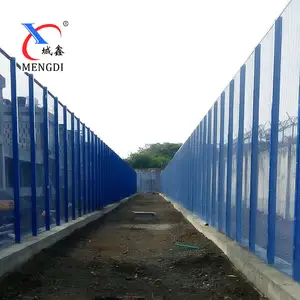 Прочный сварной забор из проволочной сетки высокого уровня безопасности, 358 металлический забор с защитой от подъема