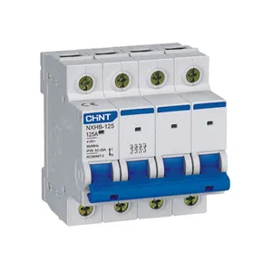 Chave modular de baixa tensão NXHB-125 do conector do interruptor do trilho DIN CHINT Isolamento