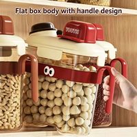Seau à riz rond en PP breveté, en stock, nouveau style moderne et minimaliste, conteneur de cuisine de qualité alimentaire pour céréales sèches, épaissi