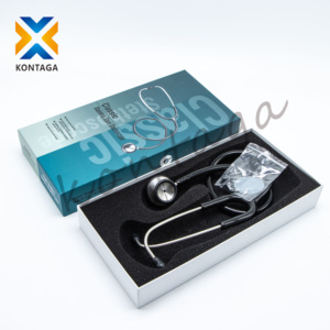 Estetoscopio Clásico de Acero Inoxidable de Alta y Baja Frecuencia de Grado Médico para Uso Veterinario <span class=keywords><strong>en</strong></span> Granjas Ganaderas - Product Image 1