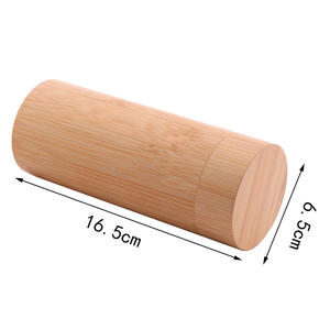 Aangepaste Biologisch Afbreekbare Bamboe Buis Urn Doodskist Kleine Houten Kist Voor Huisdier As Milieuvriendelijke Huisdier Kist & Urn - Product Image 2