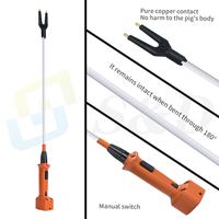 Bâton Électrique Orange en Plastique pour Porcs 220V Rechargeable Équipement d'Élevage Porcin Ferme Porcine 1kg Garantie 6 Mois Utilisation à Long Terme MARS