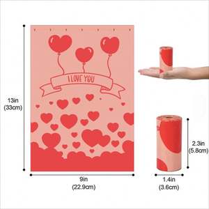 Bulk Custom Eco-Friendly PEI + PE Dog Poop Bags Sturdy & Leakproof - Product Image 4