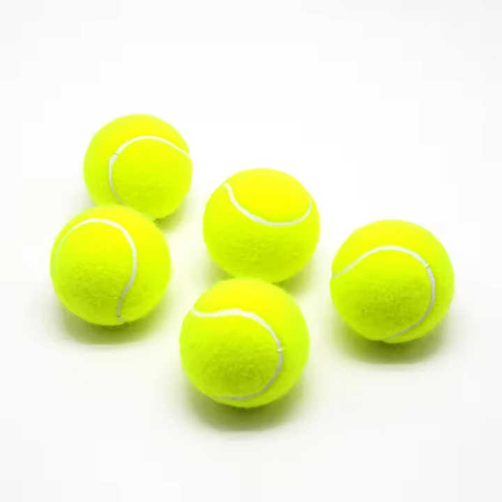 Training Bulk Tennis Balls Practice High Stretch Durable Tweed Fiber