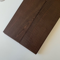 Customized Logo Size High Quality Eco Friendly Solid Ash Wood Decking Formaldehyde Free Deep Thermo Treated Modern Garden