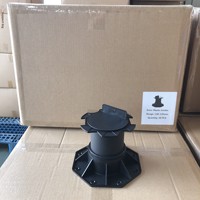 Supports de poutre réglables en hauteur en bois-plastique pour la décoration intérieure et le revêtement de sol, modèle YB-42, pour l'expédition transfrontalière e-commerce