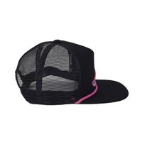 Gorra Deportiva de 5 Paneles para Adultos, Estructurada, de Algodón, con Cierre a Presión, Malla, Bordado 3D en Relieve, Logotipo Personalizado, Venta al Por Mayor OEM/ODM