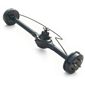 Tricycle à essence semi-flottant avec différentiel, arbre de transmission, essieu arrière intégré et conceptions d'essieux modulaires - Product Image 1