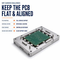 Conception personnalisée de supports SMT, usinage CNC, fabrication OEM pour l'assemblage de circuits imprimés, ligne de production de soudage par refusion, électronique grand public
