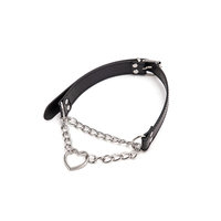 Collier BDSM NAOUME en PU noir pour jeux érotiques, jouet sexuel de bondage, collier de soumission pour adultes hommes et femmes