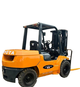 Used Toyota Diesel <b>Forklift</b> Crane 5/3 Tons CE with Positioner and Side Shifter Warehouse <b>Forklift</b> 7200KG Tested & Inspected - Product Image 1
