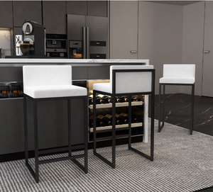 <span class=keywords><strong>Tabouret</strong></span> <span class=keywords><strong>de</strong></span> <span class=keywords><strong>bar</strong></span> moderne en fer, simple, nordique, doré, luxe léger, personnalisable, <span class=keywords><strong>avec</strong></span> dossier et sans accoudoirs, pour <span class=keywords><strong>bar</strong></span> à domicile - Product Image 6