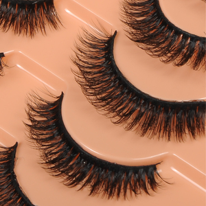 10 Pairs Wholesale Faux MInk Lashes 10 in <strong>1</strong> <strong>Eyelashes</strong> Mink Full Strip <strong>Eyelashes</strong> for Makeup Wholesale Lashes - Product Image 2
