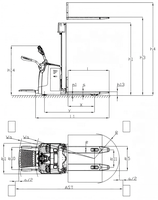 NOELIFT TB Prix usine 1t 2t Chariot élévateur à palettes électrique portable autonome à batterie lithium-ion avec fonction échelle