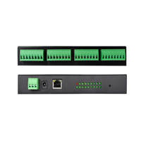 Serveur série industriel PoE opto-isolé à 16 ports |   Module passerelle RS485 vers Ethernet Modbus/MQTT, montage sur rail DIN