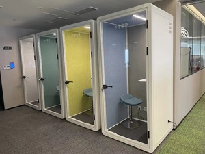 Prix usine <span class=keywords><strong>Petite</strong></span> boîte <span class=keywords><strong>de</strong></span> bureau <span class=keywords><strong>Cabine</strong></span> téléphonique portable Espace <span class=keywords><strong>de</strong></span> travail privé Boîte modulaire Conception <span class=keywords><strong>de</strong></span> bureau mobile Facile à installer - Product Image 5