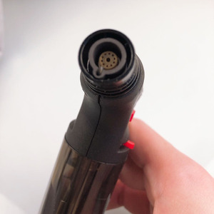 Briquet à cigare coupe-vent en plastique à flamme directe, rechargeable au gaz butane, torche portable d'extérieur - Product Image 5