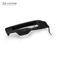 Cubierta de Faro de Fibra de Carbono para Mitsubishi EVO Lancer EX, Modificación y Mejora Exterior, Decoración de Ojo Único