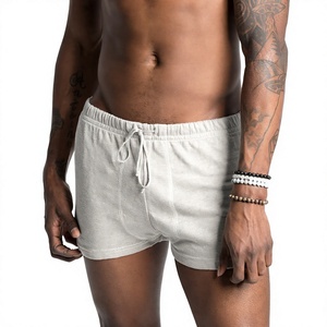 Caleçons Boxers Homme Taille Mi-Haute de Haute Qualité avec Cordon de Serrage, Respirants, 100% Coton Tricoté, Sans Coutures, Séchage Rapide, Sous-vêtements Personnalisés Fabrication OEM - Product Image 2