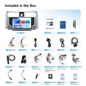 Xe đa phương tiện Player Car Stereo đơn vị đứng đầu 10 inch Android đài phát thanh 8 + 256 gam Carplay màn hình cho tacoma 2015+ - Product Image 5