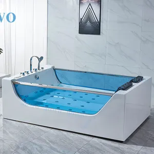 1800 baignoire jacozy intérieur spa whirlpool pour 2 personne jakuzzy baignoire yacuzzi verre fenêtre yakossi spa cuves à l'intérieur