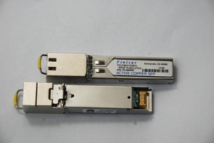 ตัวเชื่อมต่อทองแดง Finisar SFP รุ่น FCLF8522P2BTL ของแท้ RJ45 1.25G 1000BASE-T รองรับมาตรฐาน RoHS ตัวรับส่งสัญญาณ SFP - Product Image 5