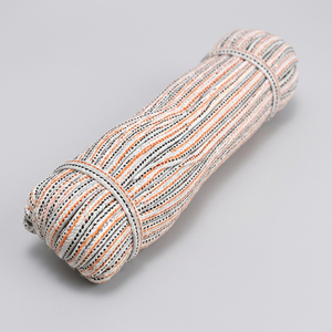 Corde plate tressée blanche de qualité supérieure, fabriquée à partir de fil de polyester durable, résistante à l'humidité, aux rayons UV et à l'abrasion, avec une texture douce - Product Image 6