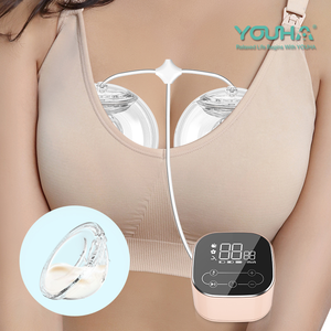 YOUHA Soutien-gorge d'allaitement et de pompage mains libres pour la maternité, doux, confortable, respirant et réglable - Product Image 5