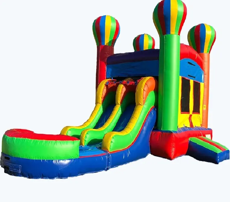 Moonwalk Commercial Inflatable bouncer combo bouncy castle Air Balloon Inflatable Bounce House