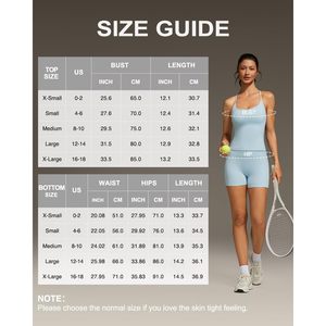 Conjunto Deportivo de 2 Piezas para Mujer, Top Deportivo con Espalda Descubierta y Pantalones Cortos con Bolsillos, Ropa de Yoga de Secado Rápido, Spandex y Poliéster - Product Image 6