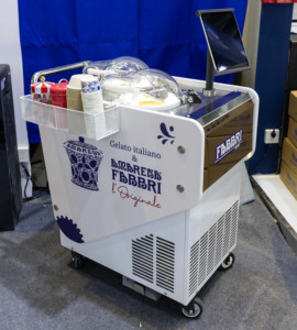 Tất cả trong một máy lý tưởng để sản xuất cửa hàng phục vụ và hiển thị kem tươi Gelato Pin Điện Điện thoại di động Gelato giỏ hàng - Product Image 1