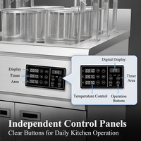 Machine de cuisson automatique de nouilles et pâtes électrique commerciale In-Smart, équipement de cuisson en acier inoxydable avec chaudière et armoire de levage