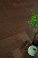 Plancher en bois d'ingénierie de 20 mm d'épaisseur, chêne naturel lisse/brossé, chêne blanc européen, plancher en bois dur, salon, salle de bain, UV