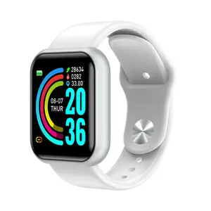 Y68智能手表健身运动防水智能腕带心率监测器健身运动Y68智能手表D20