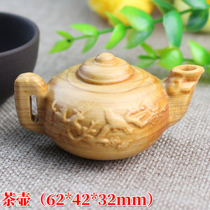 Hand Carved Dragon <b>Head</b> Wood Ornament 42x42x42mm Chinese <b>Style</b> Home Decor Gift - Product Image 5