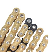 Vente en gros de chaînes de moto 428/428H/520 et kits de pignons pour transmission de moto, accessoires de moto