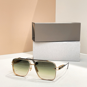 Lunettes de soleil de luxe en métal, style classique, monture carrée, pour hommes et femmes, collection 2025 – Gafas de Sol - Product Image 2