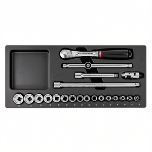 519/613BB <b>Tool</b> <b>Storage</b> Kit With Socket Set And Ratchet Handle For Automotive Repair - Product Image 2