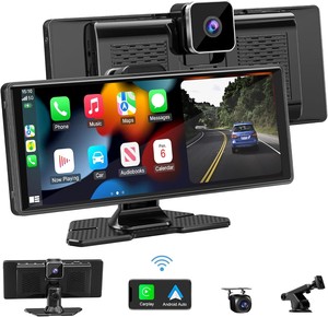 10.26 Inch Carplay Screen 1080p Dash <strong>Cam</strong> Car Screen Wireless Carplay <strong>Android</strong> Auto Fm Function Music Player Car Dvd Play - Product Image 6